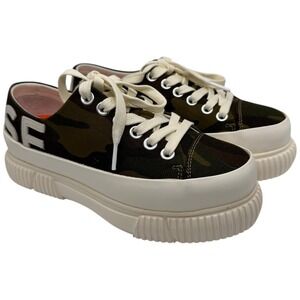 BOTH Camouflage Platform Sneakers Size 36 Chunky‎ Sole Lace Up Comfort